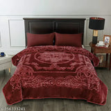 Evolife Premium acrylic, soft plush single bed Rajai comforter (58X87 in), warm for winter, high-pile thick yet light, machine washable