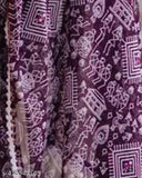 Georgette warli print saree and blouse, Indian traditional wear for daily and festive occasions