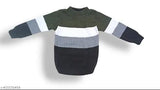 Striped woolen winter pullover and round neck full sleeve sweater for kids (3-7 years) - India