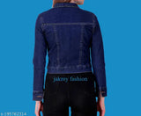 Denim kids jacket combo, solid color, long sleeves, sizes 4-5 to 9-10 years, made in India