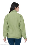 Polyester Humble Hustler Women's Jacket, solid color, trendy design, size S-XXL