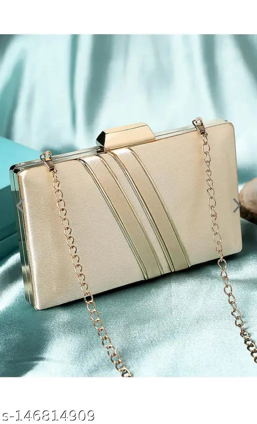 Stylish synthetic clutch, free size, premium quality for women & girls