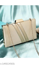Stylish synthetic clutch, free size, premium quality for women & girls