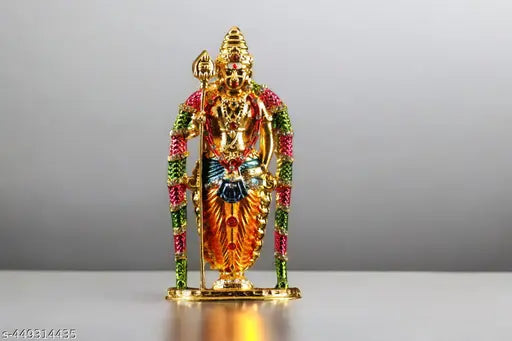 Malaysia Murugan idol, Indian car dashboard/pooja room/office table showpiece, sacred Hindu deity statue for home or vehicle decor