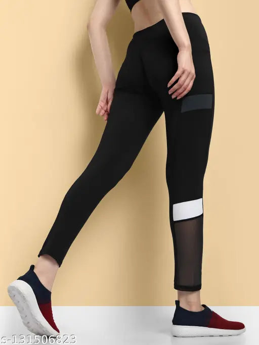 KRONMENIEN women's modal jegging, printed net pattern, ankle length, fully stretchable, best for gym & casual wear, classic look. Available in sizes 24-44 (waist 28-40, hip 30-40, length 35in) from India