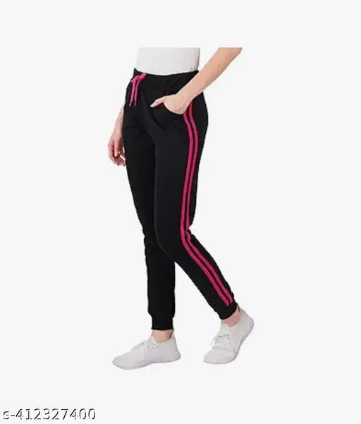 Lycra maxi women's joggers, double net folding - Indian-made activewear