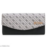 PU checked net clutch bag, 4 compartments, free size (8in x 1in), ideal accessory for women's outfits, made in India