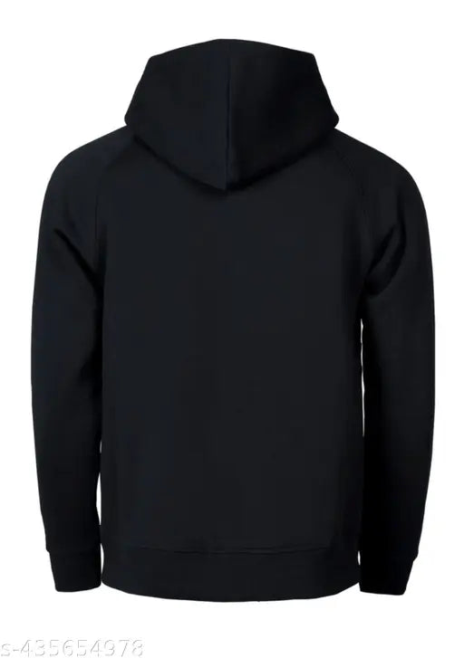 Boys black cotton blend hoodies printed, long sleeves, sizes 2-12 years, India origin