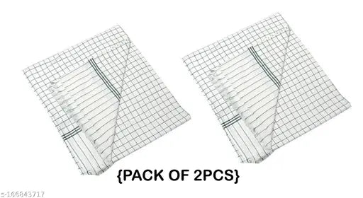 Green reversible checkered cotton blanket set, 100% pure cotton for comfort and durability, perfect for summer travel and home use