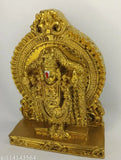 Poly resin Balaji religious idol, 4.5 inch tall, Indian origin