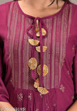 Rayon floral kurta set with palazzos, printed net, women's fashion from KASHISHIYA