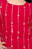 Embellished Georgette Naira Kurta Set, Indian Mukaish worked partywear for girls aged 7-8 years old