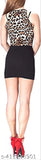 Black cotton blend high-waist mini pencil skirt - trendy and versatile women's formal attire on display