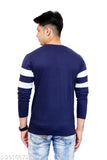 Trendy cotton blend long sleeve t-shirts for men, printed with stylish patterns. Affordable fashion from India