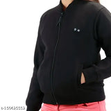 Deep warm cotton blend unisex sweatshirt for kids, solid pattern and long sleeves, sizes from 2-3 years to 10-11 years. Made in India