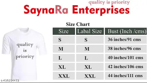 White polyester Shree Ganeshji Chaturthi T-Shirt 130gsm, printed with intricate design for festive celebrations