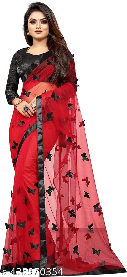 White and gold Banarasi silk saree with applique pattern, free size, 5.5m length