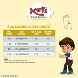 Navy Lycra sandals for boys, lightweight and comfortable for casual wear or parties - printed net design, fastened with Velcro