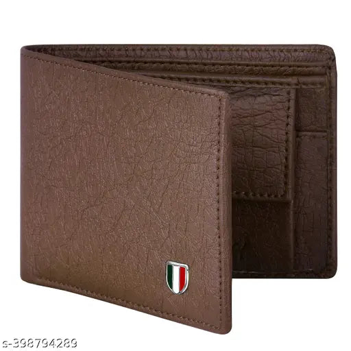 Solid PU, 5-compartment wallet for Valentine's/birthday gifts, free size (6cm x 5cm), Made in India