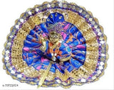 Brass Peetal Krishna Idol (Laddu Gopal with Blue Dress Combo) for home altar decor