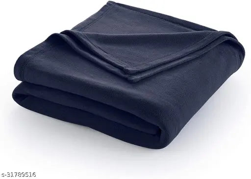 Fleece fleece blanket, free size (60x90), classy design. Made in India