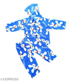 Wool printed newborn baby winter dress sweater hoody jacket & pajama pant combo pack - 3 in warm designs, India origin