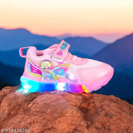 PVC mesh kids shoes, trendy & comfortable casual wear for girls aged 3.5-8 years (India)