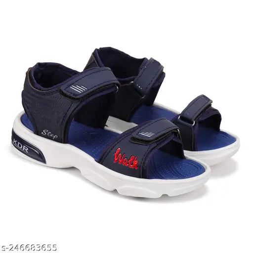 Oricum boys' EVA comfortable outdoor casual printed net sandals, ideal for post-activity relaxation