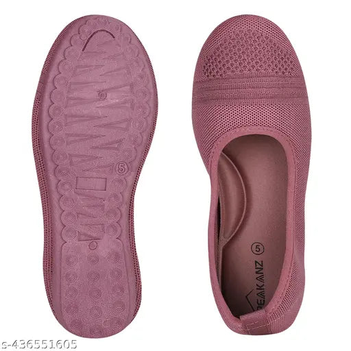 Indian-made, premium mesh ballerinas - TOMSY CHOICE lightweight comfortable belly for women