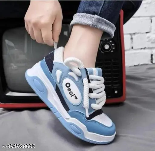 Synthetic Sky OGY casual sneaker by Bucadia Girls - breathable, lightweight, and slip-resistant women's shoe with flexible design and comfortable sole