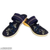 Synthetic, embellished slip-on sneakers (GAURAVI Women's Belies and Fancy Flip Flops) in various sizes, Indian origin