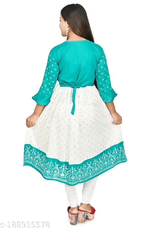 Rayon three-quarter sleeve Eid dress for ladies, printed combo, contemporary fashion for traditional events