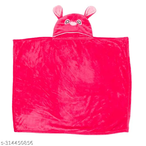 Soft fleece hooded baby towel, premium Indian-made for boys and girls