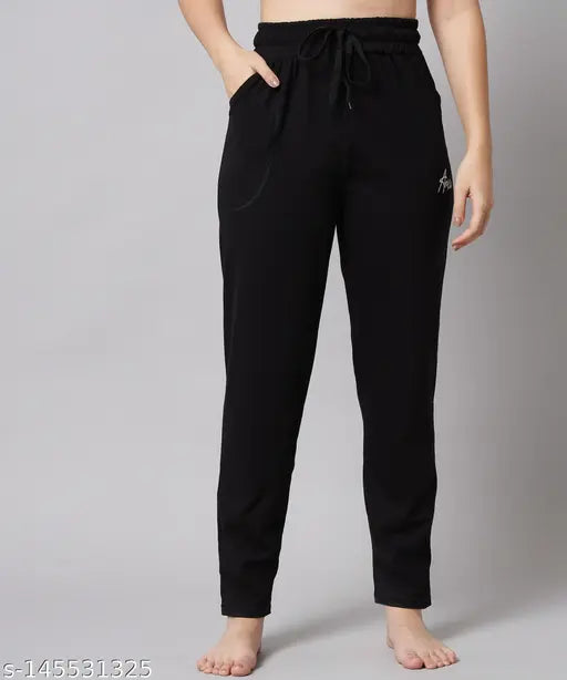 Multicolor pack of 3 Fit N Fame cotton blend maxi pyjama night dress for women and girls, suitable for gym, yoga, cycling, and casual wear. Printed with stylish design and drawstring closure with elastic pockets