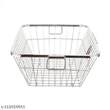 Stainless Steel Dish Drainer Basket, premium Avira design, L57W42H23cm, ideal for kitchen organization