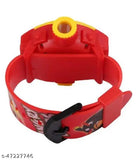 Digital unisex watch for kids, featuring Angry Birds design. Genuine steel strap, suitable for sensitive skin. Stylish dial and free size fit. Made in India