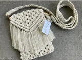 Macrame sling bag, 100% cotton cord, self-design, mothers day gift ideas