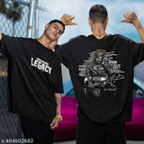 Unfinished Legacy Sidhu Moose Wala oversized cotton T-shirt, printed pattern, short sleeves, India origin