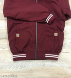 PU boys windcheater, solid color long sleeve jacket for kids, 4-11 years, India origin