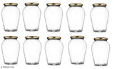 Airtight glass kitchen container set, 1000ML x 10, stylish for storage and serving in the home