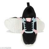 Multicolor, breathable canvas sneakers for women and girls - lightweight, durable, non-slip Gillkart Krishan lace-up sneakers with cushioned sole and particle design for all-weather comfort, perfect for parties, outings, or casual wear