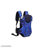 Polyester net printed baby carrier bag, 3-in-1 ergonomic adjustable sling for infants 0 to 2 years. Padded shoulder and lumbar straps for comfort