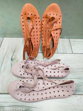 PU textured bellies Ballerians for women, slip-on design in sizes IND-3 to IND-8, made in India