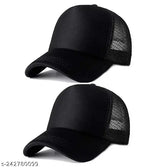 Half fabric half net baseball cap, polyster, unisex, solid pattern, UV protection, great gifting idea