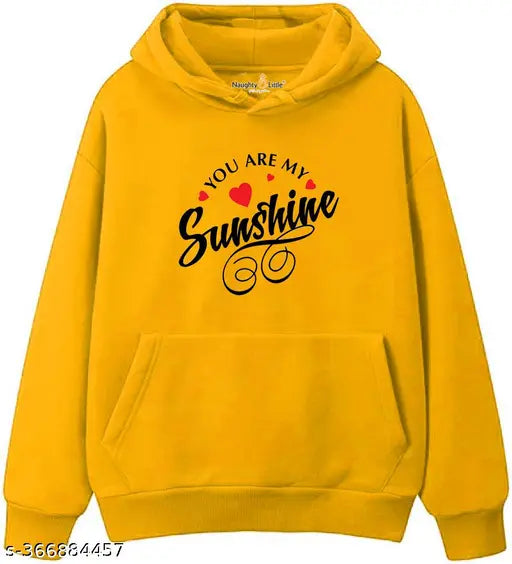 Naughty Little® branded girls all-season cotton hoodies (pack of 2), high-quality printed kangaroo pocket design, sizes range from 6-12 months to 15-16 years