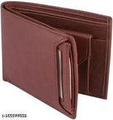PU leather men's wallet, free size with 6 slots and coin pocket - great gift idea