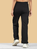 Comfortable stretch lycra classic-look women's trousers, pack of 2 in solid net pattern, XL size