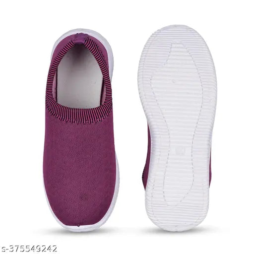 New solid mesh women's sneakers - stylish casual, partywear, running, high top. Comfortable and textured ballerinas in closed back design (IND-5, IND-6), Indian origin