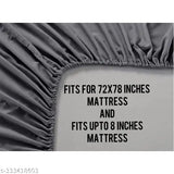 Cotton botanical print, king size fitted double bedsheet with two pillow covers, ideal for summer - RV Creations bedsheets on display