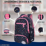 Navy blue stylish polyester net backpack, 26L for girls & women - perfect for school/college travel